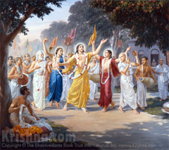 Lord Chaitanya's Sankirtana Party